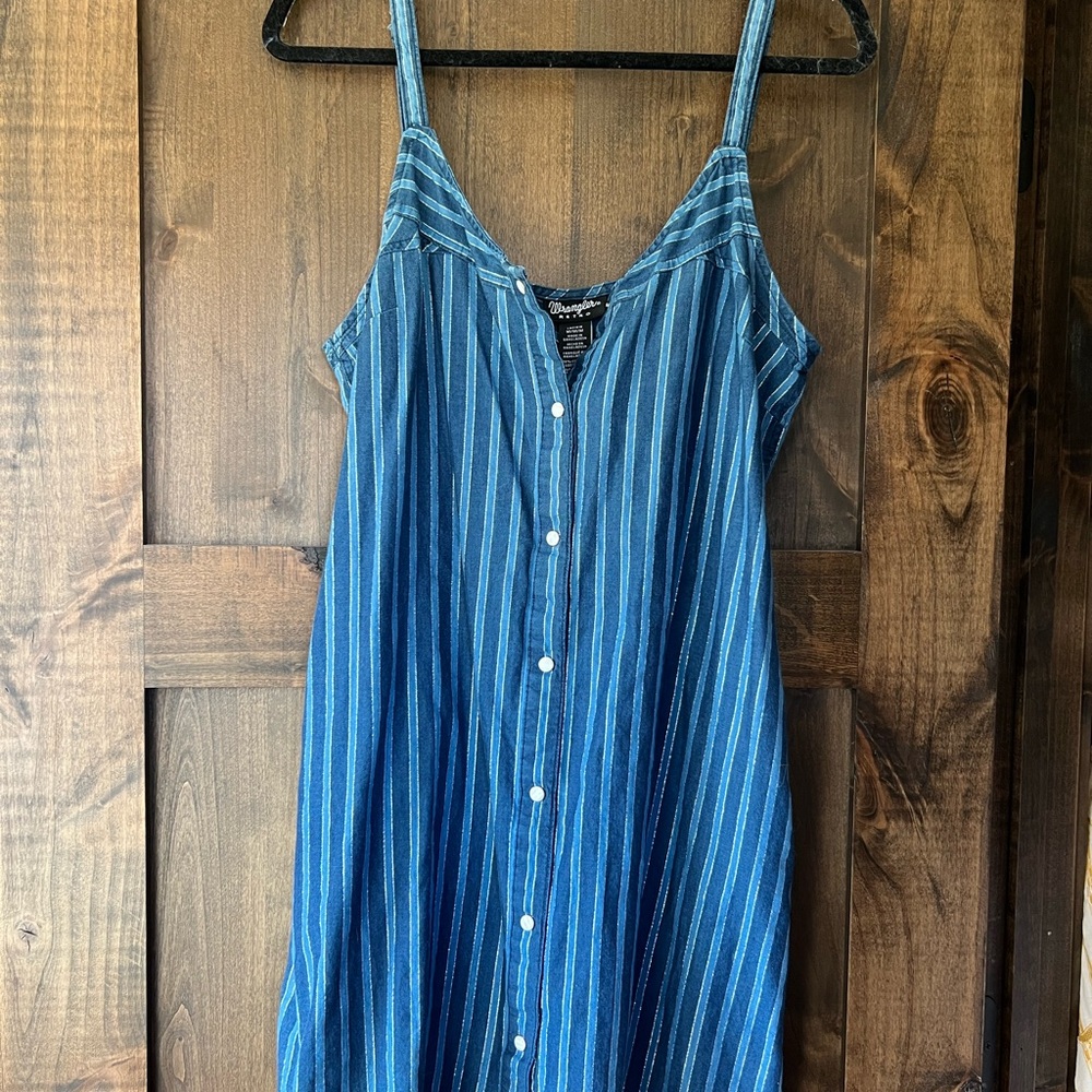 Wrangler Retro Blue Striped dress